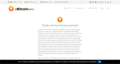 Desktop Screenshot of ebitcoin.org